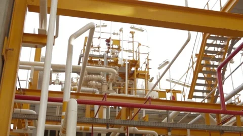 Complex Engineering Constructions Stock Footage 63204618