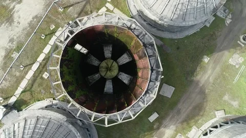 Complex engineering structures of a polymer plant. Video stock 165987772