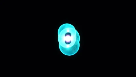 Complex F Orbital Extends Into A High Order G Orbital Stock-Footage 344513743