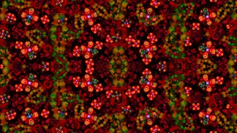 Complex Flower Pattern Loop Elegant Flower Visuals Видео 150554576