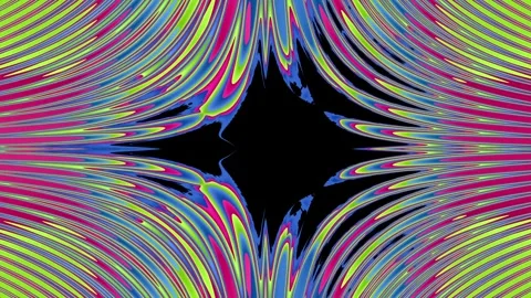 Complex flowing line abstract loop with colorful interconnected digital pat.. Vidéo 334343529
