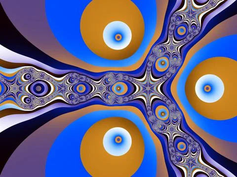 A complex fractal background of a speckled mottled pattern Stock Illustration