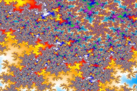 Complex fractal Stock Illustration