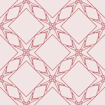 Complex geometric pattern of interwoven lines and shapes Stock Illustration