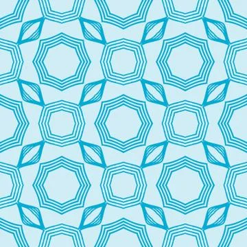 Complex geometric pattern of interwoven lines and shapes Illustrazione stock