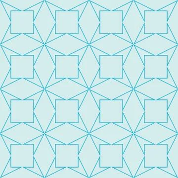 Complex geometric pattern of interwoven lines and shapes Illustrazione stock