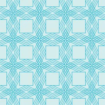 Complex geometric pattern of interwoven lines and shapes Stock Illustration