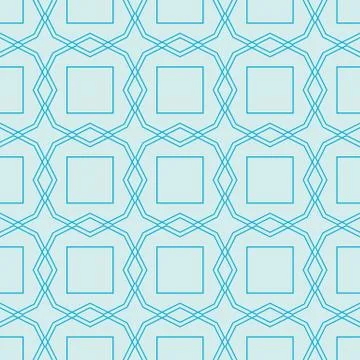 Complex geometric pattern of interwoven lines and shapes Stock Illustration