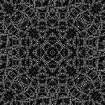 Complex Geometric Seamless Mosaic Pattern Design Digital art technique com... Stock Photos