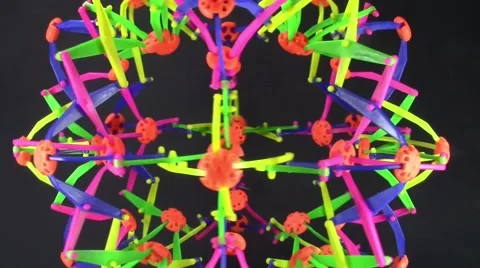 Complex geometric shape Video stock 47632167