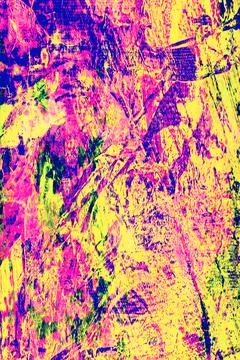 Complex glitch-inspired abstract texture with intense red, blue Stock Photos