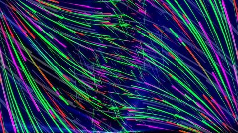 Complex glow Stock Footage 136043982