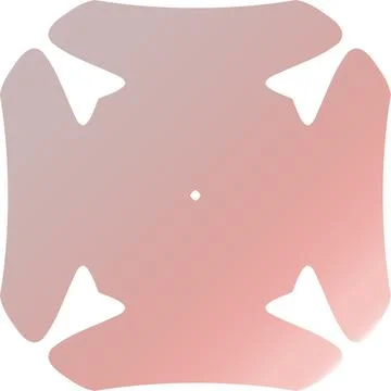 Complex Gradient Soft Shape Clean Abstract Rounded Shapes for Branding and .. Illustrazione stock