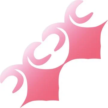 Complex Gradient Soft Shape Clean Abstract Rounded Shapes for Branding and .. イラスト素材