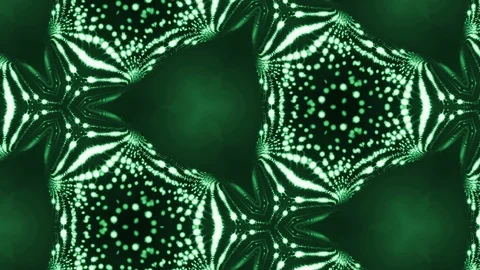 Complex green composition of particles that form cells. 3d looped smoothed Stock Footage 111342708
