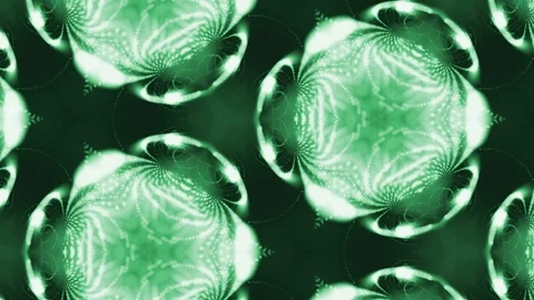 Complex green composition of particles that form cells. 3d looped smoothed Stock Footage 111344549