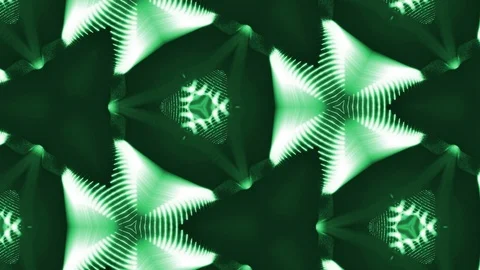 Complex green composition of particles that form cells. 3d looped smoothed Stock Footage 111344963