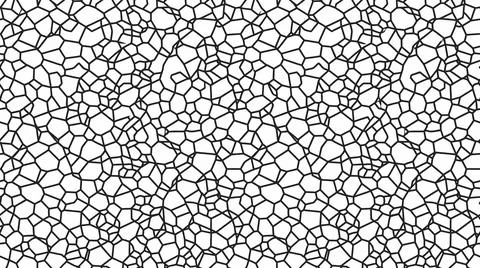 Complex hand drawn stone wall style mesh pattern with irregular polygons an.. Stock Illustration