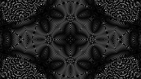 Complex Hypnotic Flashing Abstract Geometric Pattern Background Loop Stock Footage 274623230