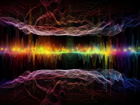 Complex Light Wave Illustrazione stock