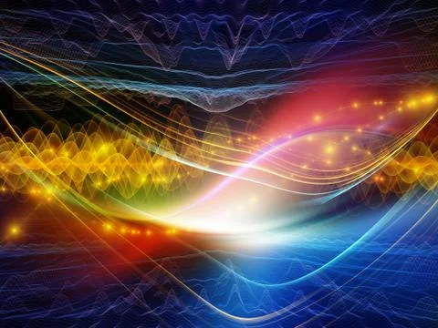 Complex Light Wave 스톡 일러스트