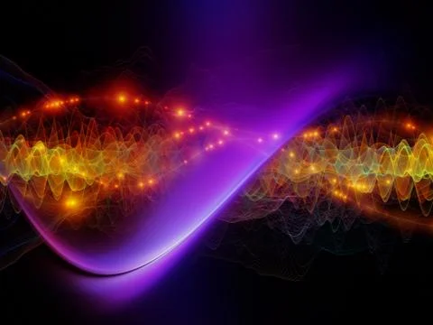 Complex Light Wave 스톡 일러스트