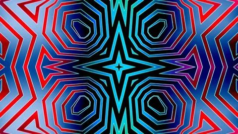 Complex Line Pattern Background Loop Animation VJ Stock Footage 196607071