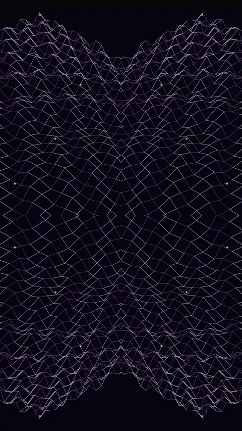 Complex Micro Grid Matrix Motion Graphic Stockbeeldmateriaal 343082197