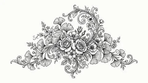 Complex molecular structure illustration Stock Illustration