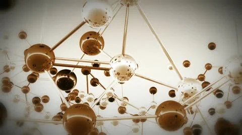 Complex Molecule Structure 11 Video stock 10728372