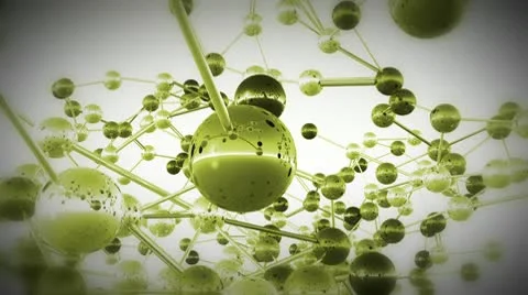 Complex Molecule Structure 12 Stock Footage 10728378
