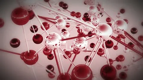 Complex Molecule Structure 16 Stock Footage 10728474