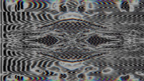 A complex monochrome ripple pattern, simulating the effect of a stone dropped in Видео 260134319