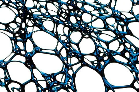 Complex mosaic grid, formed of thin line and shapes Stock Photos