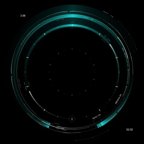 A complex multi-layered technological ring Stock Footage 320011004