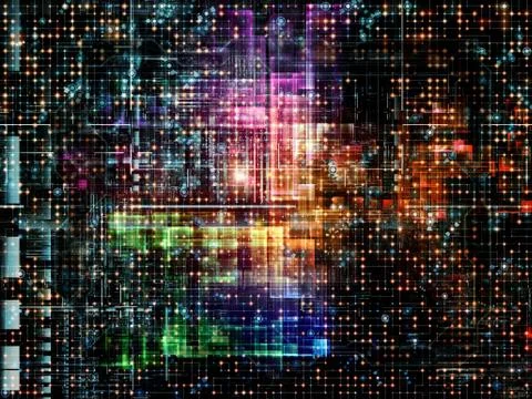 Complex Network 스톡 일러스트