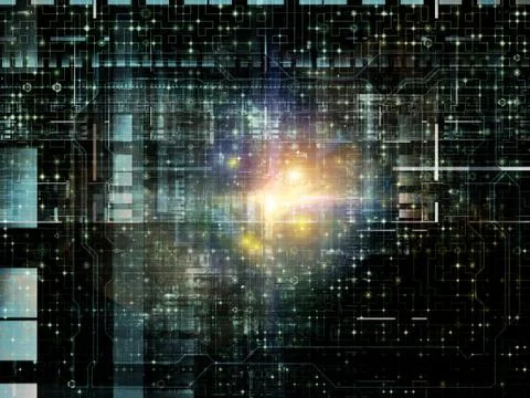 Complex Network 스톡 일러스트