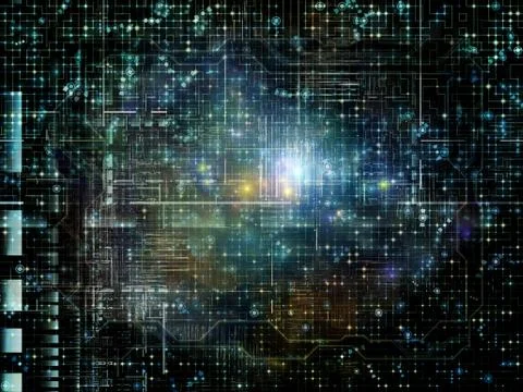 Complex Network 스톡 일러스트