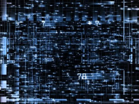 Complex Network 스톡 일러스트