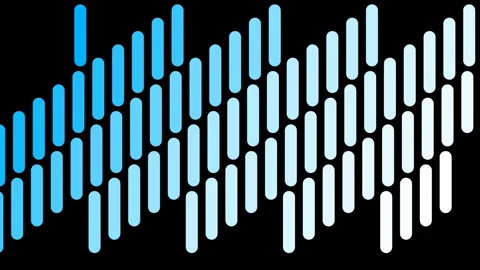 Complex overlapping grid of vertical blue lines Stock Footage 337789051