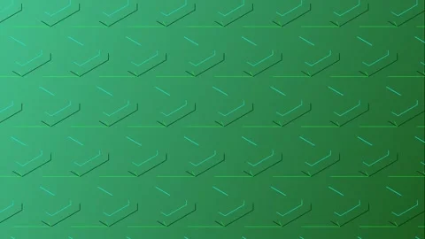 Complex Pattern Background Color Animation With of Teal Rectangle Video stock 186059028