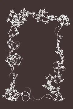 Complex pattern on a brown background hops weave 스톡 일러스트