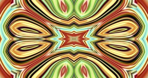 Complex Pattern Dark Muted Wave Psychedelic Trippy Stock Illustration