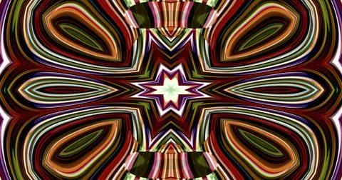 Complex Pattern Dark Muted Wave Psychedelic Trippy Stock Illustration