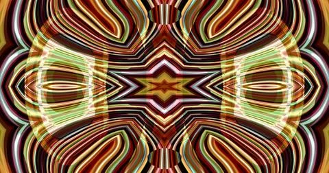 Complex Pattern Dark Muted Wave Psychedelic Trippy Stock Illustration
