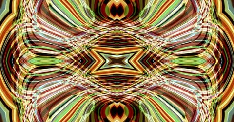 Complex Pattern Dark Muted Wave Psychedelic Trippy Stockillustratie