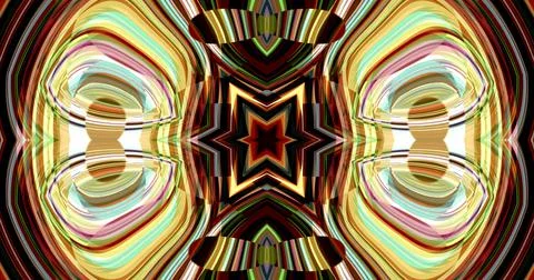 Complex Pattern Dark Muted Wave Psychedelic Trippy Stock Illustration