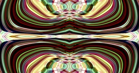 Complex Pattern Dark Muted Wave Psychedelic Trippy Stock Illustration
