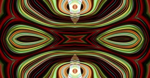 Complex Pattern Dark Muted Wave Psychedelic Trippy Stock Illustration