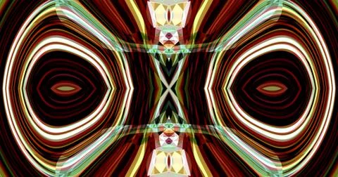 Complex Pattern Dark Muted Wave Psychedelic Trippy Stock Illustration